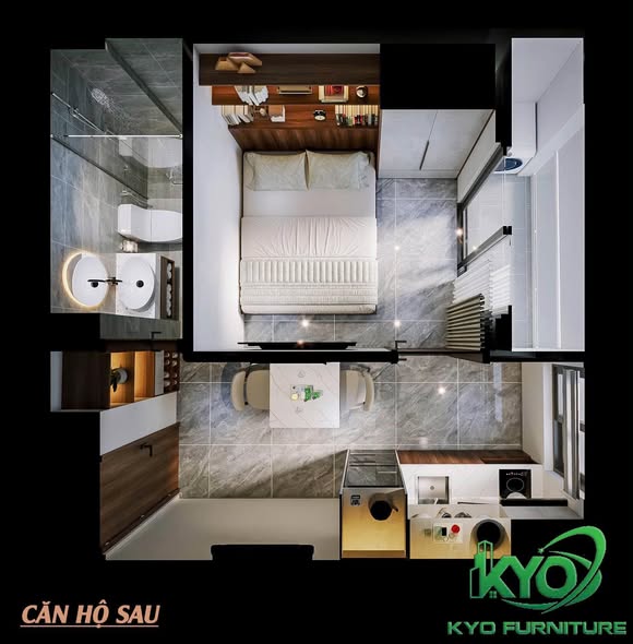 Apartment - 1 Bedroom - Tung Thien Vuong Street